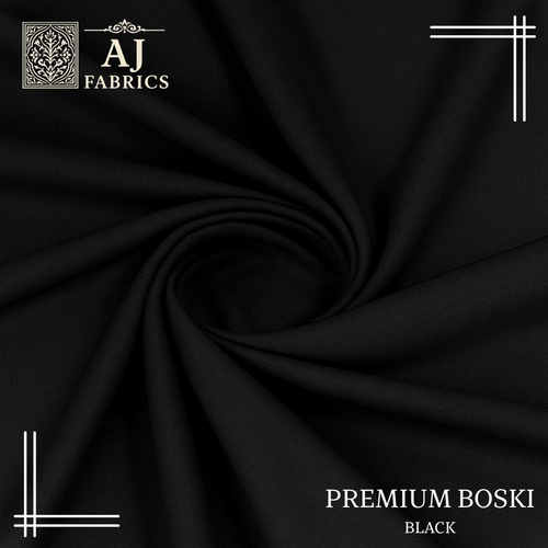 Black Premium Boski Wash & Wear – High-Class Fabric